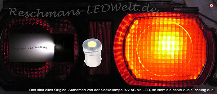 LED Sockel Lampe BA15S